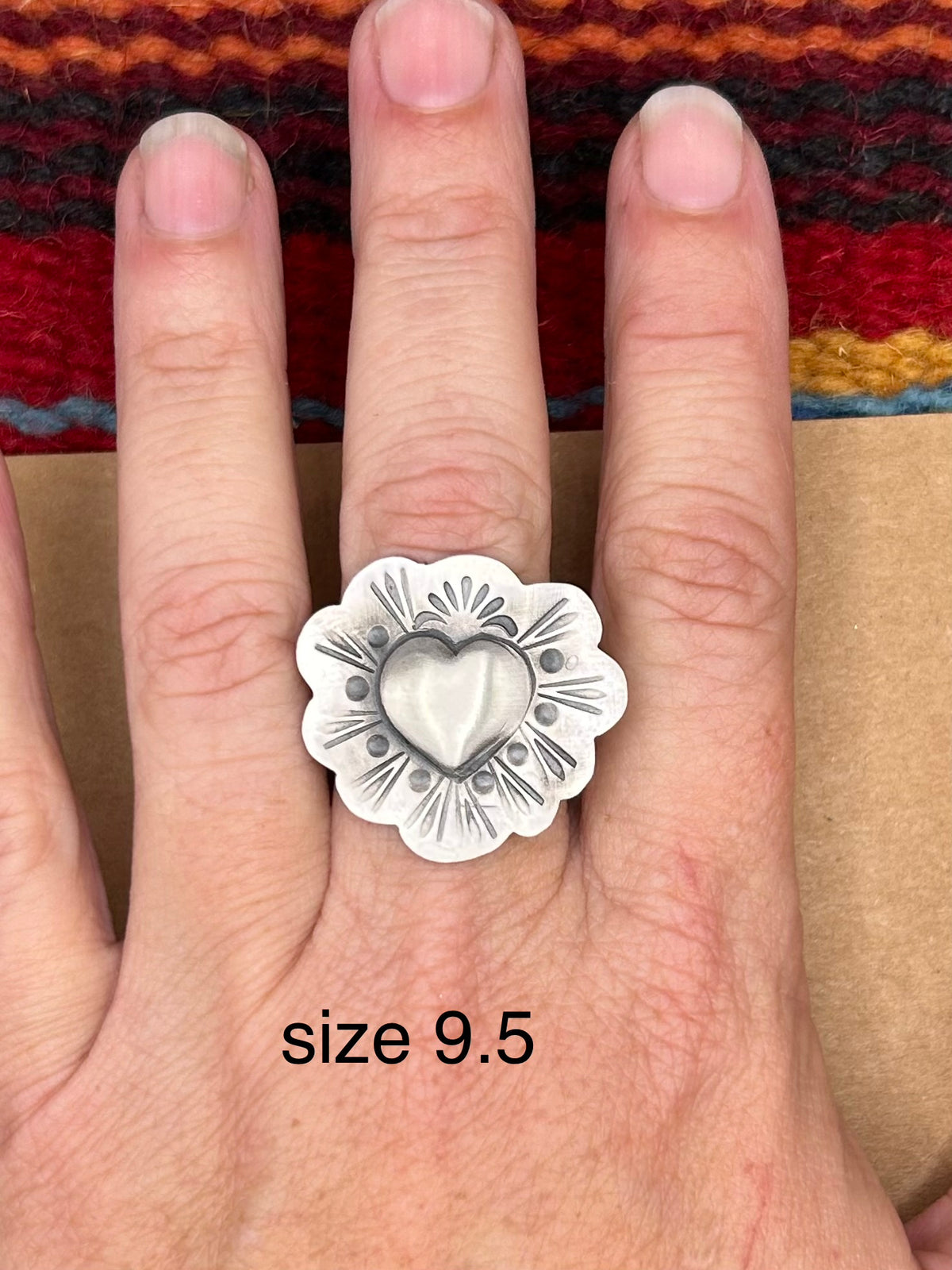 Sacred Heart Ring size 9.5