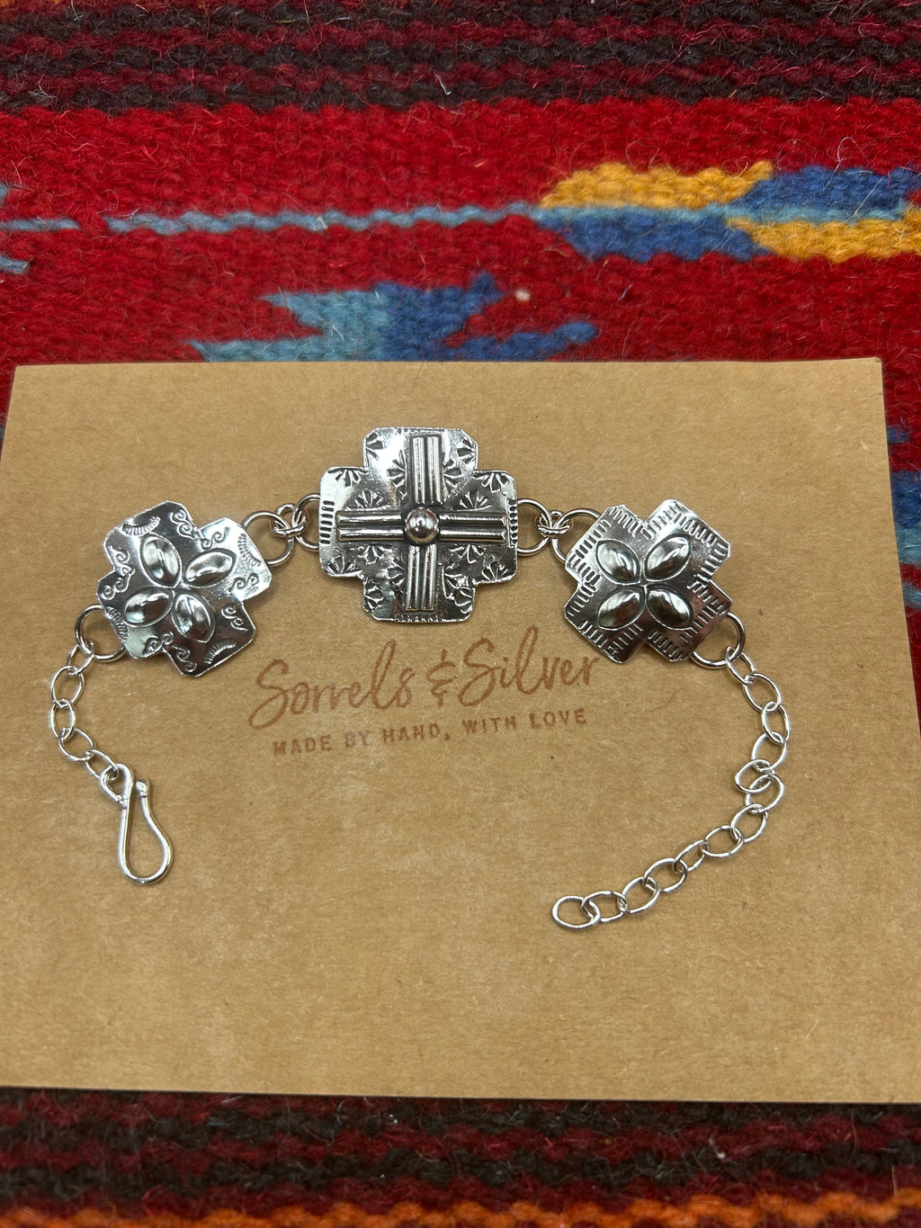 Triple Cross Shine Bracelet