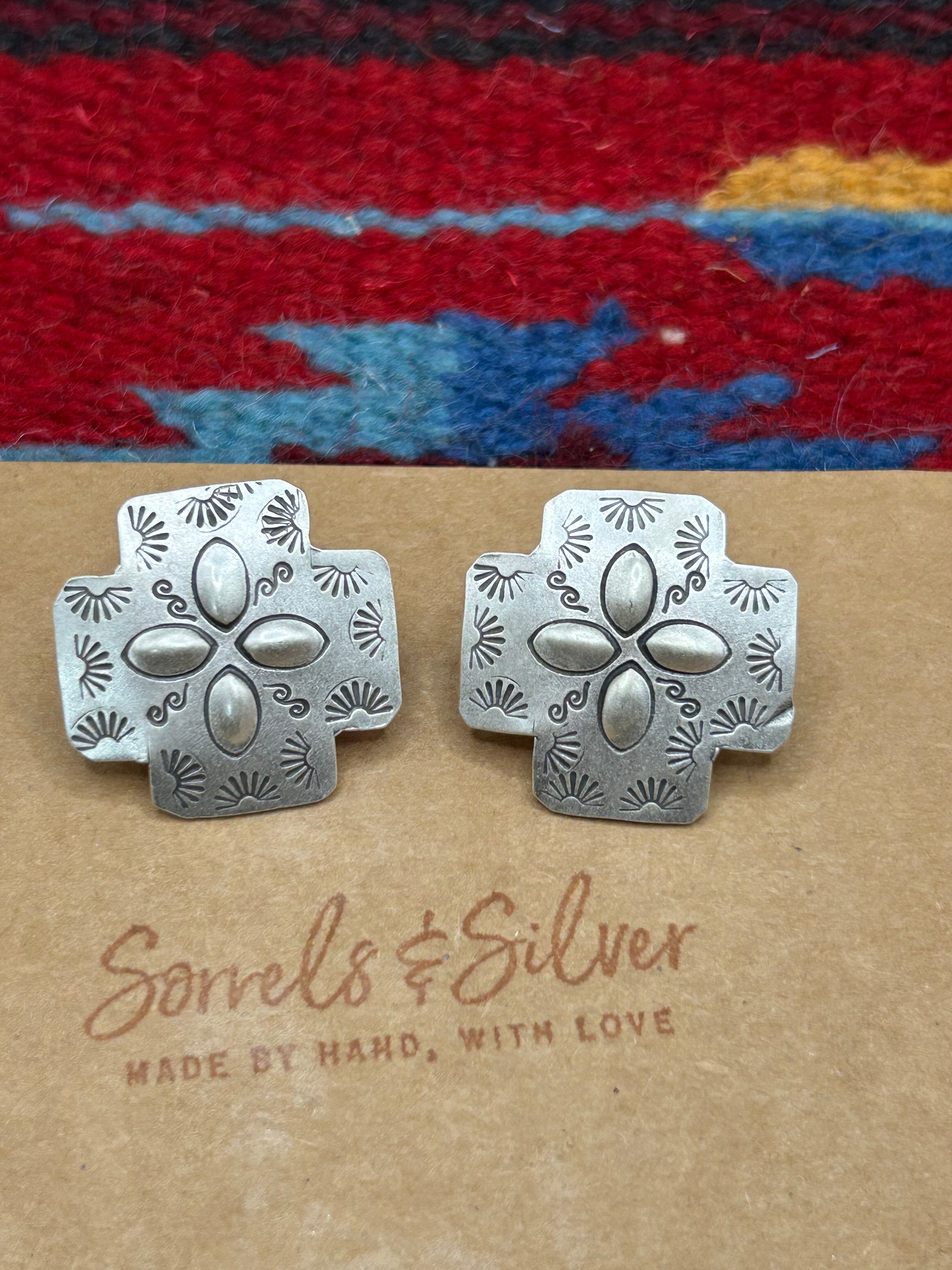 Canyon Blossom Studs Satin