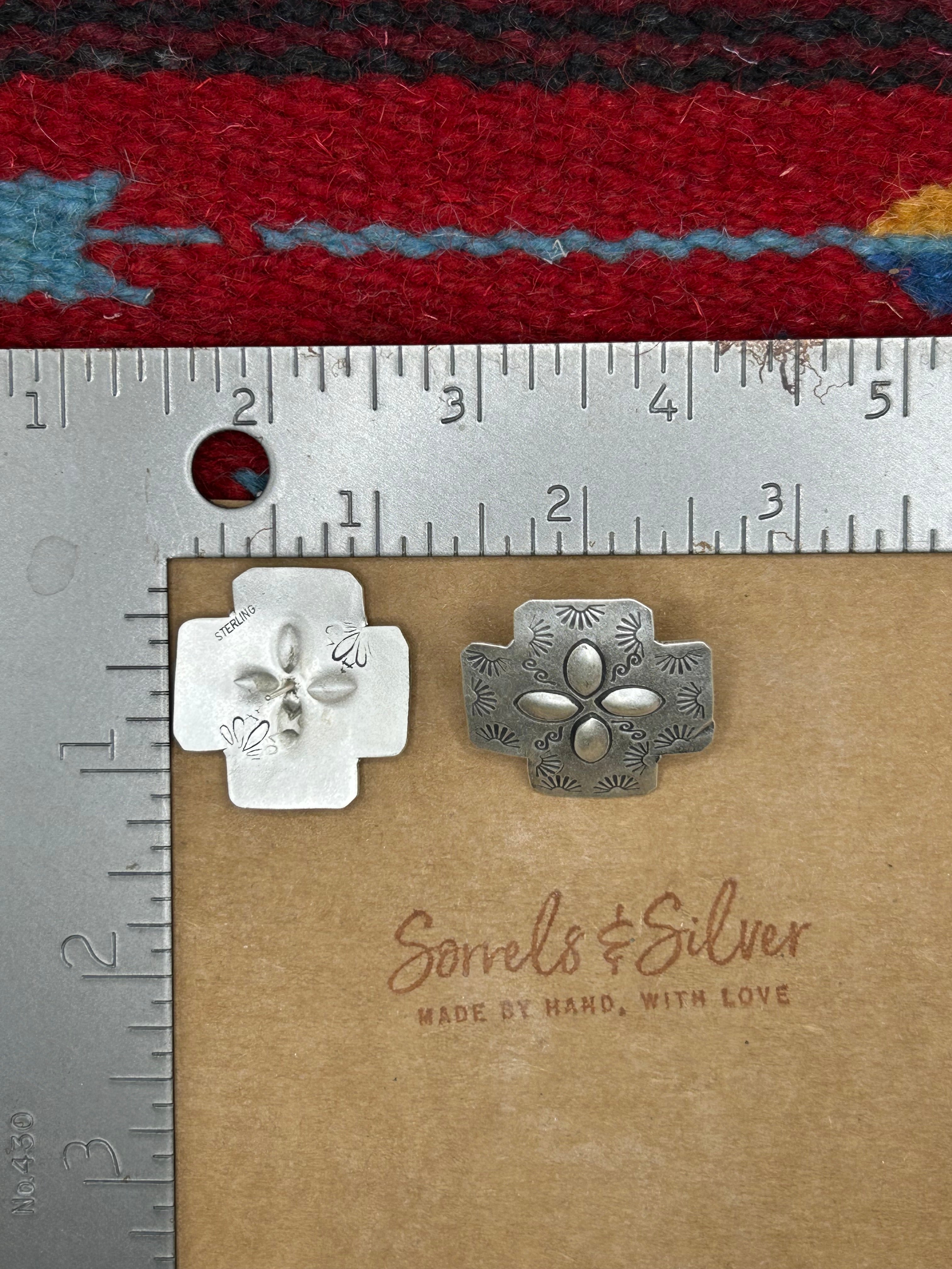 Canyon Blossom Studs Satin