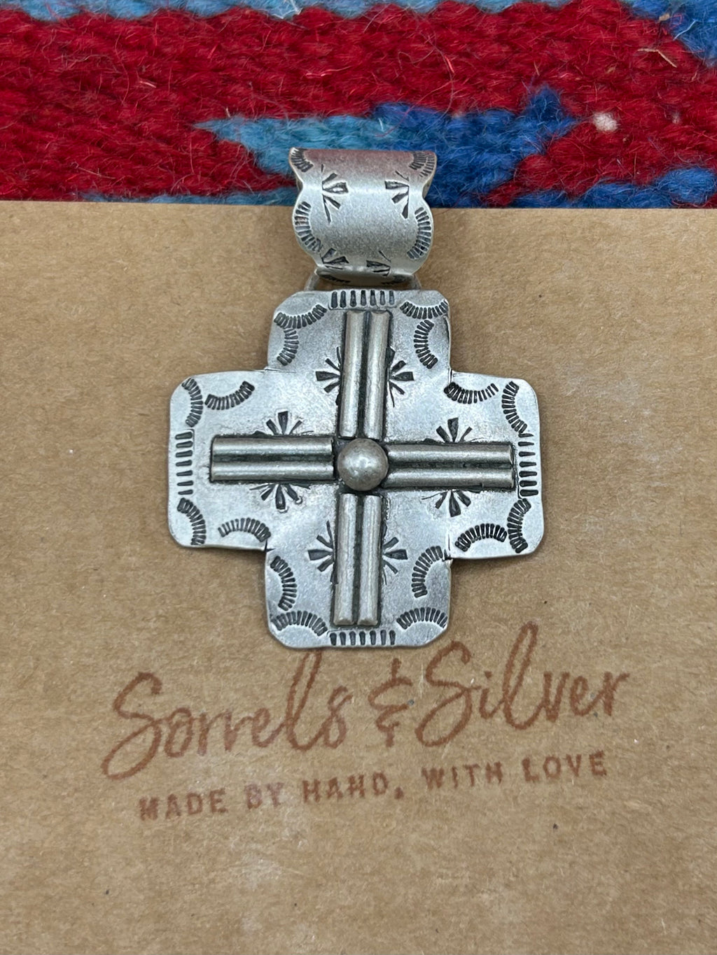 Mesa Cross Pendant Satin