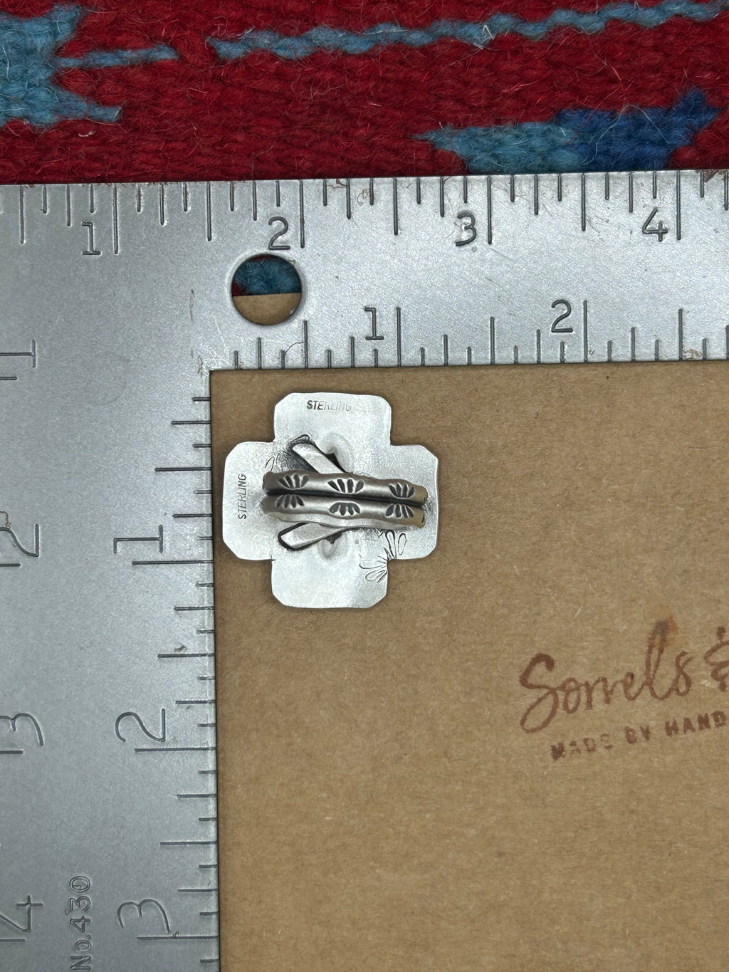 Medium Cross Ring Satin