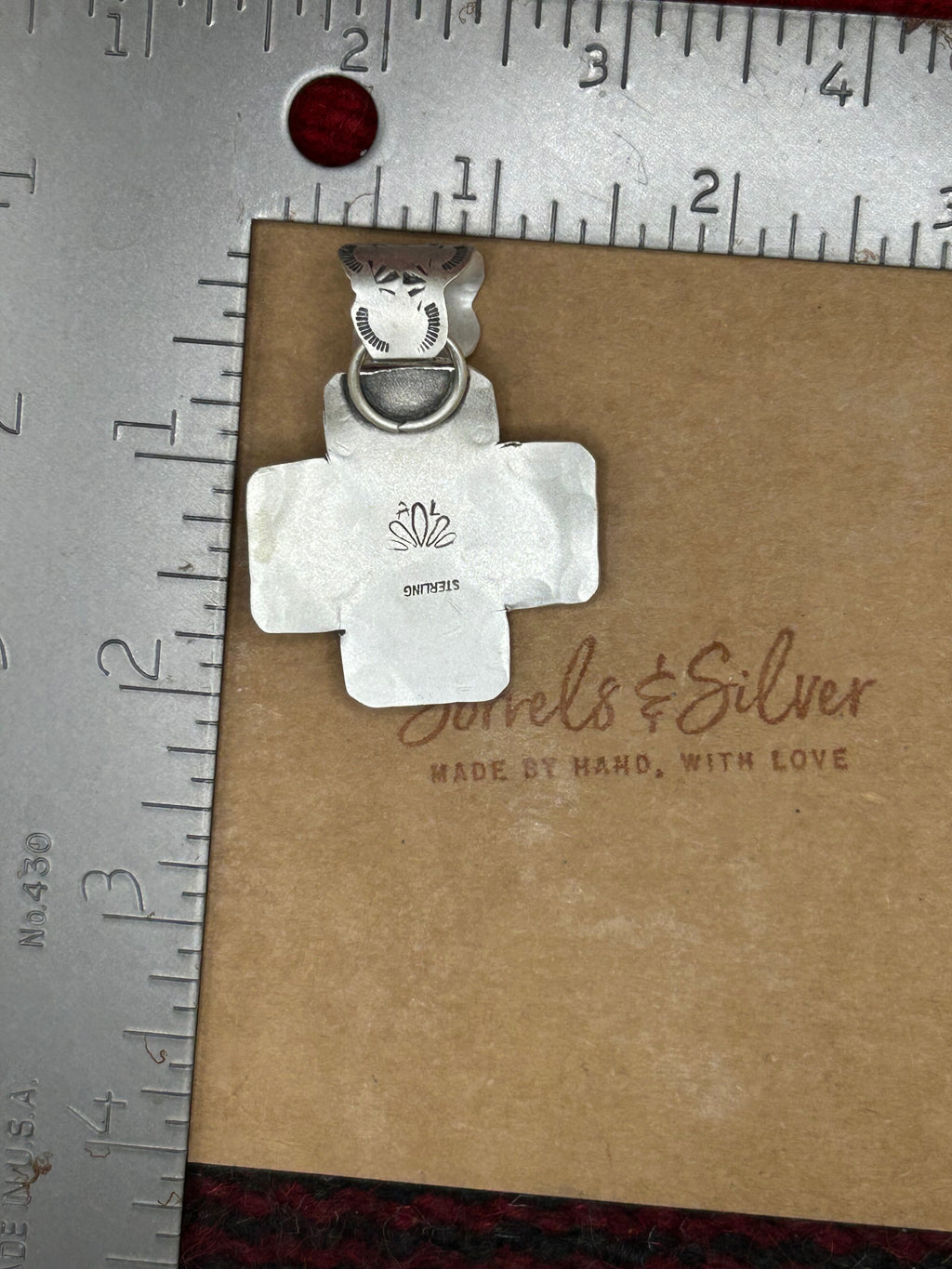 Mesa Cross Pendant Satin