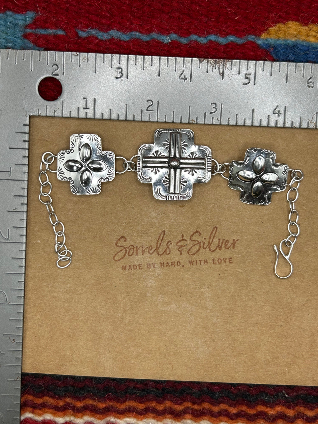 Triple Cross Shine Bracelet