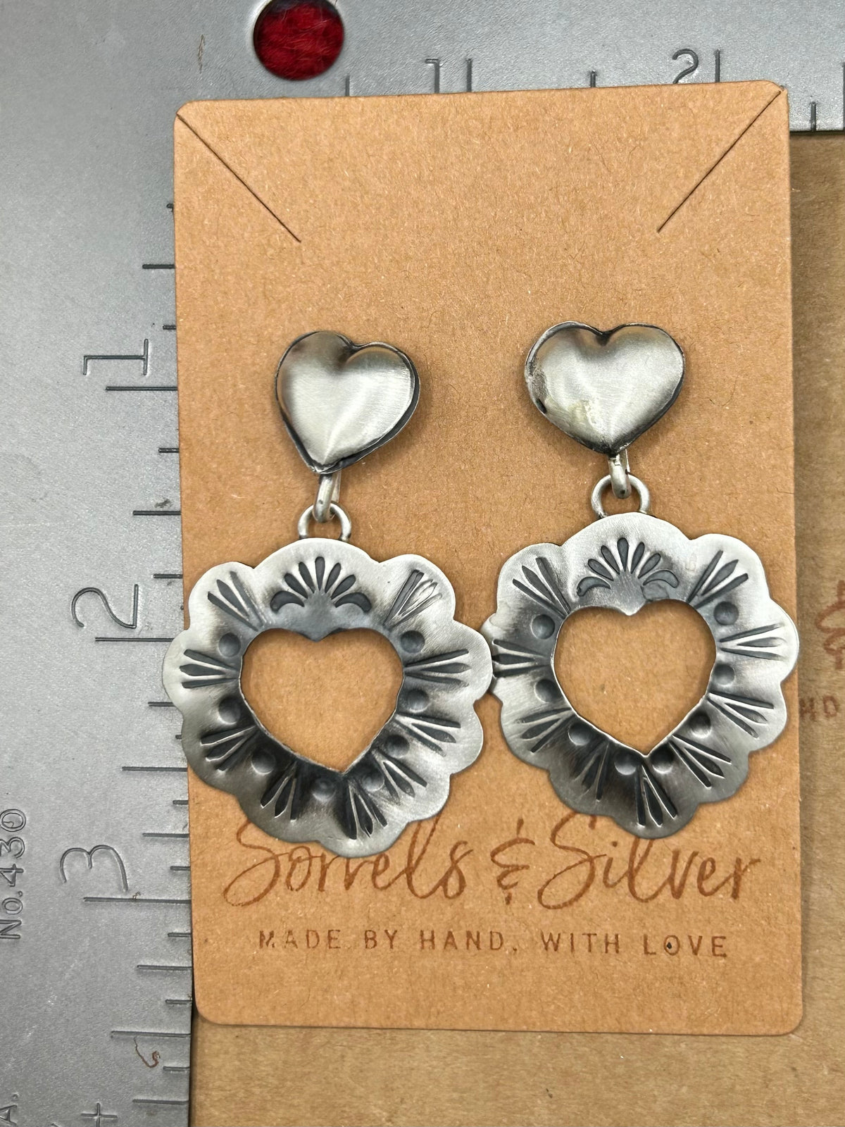 Missing Piece Heart Dangles