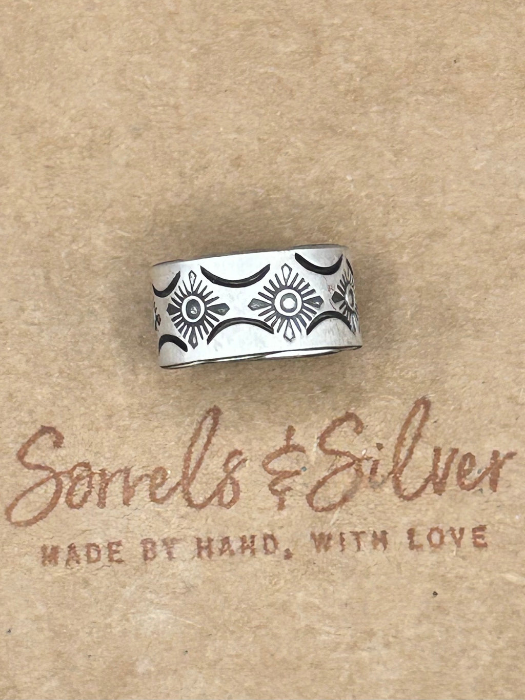 Satin Stamped Band