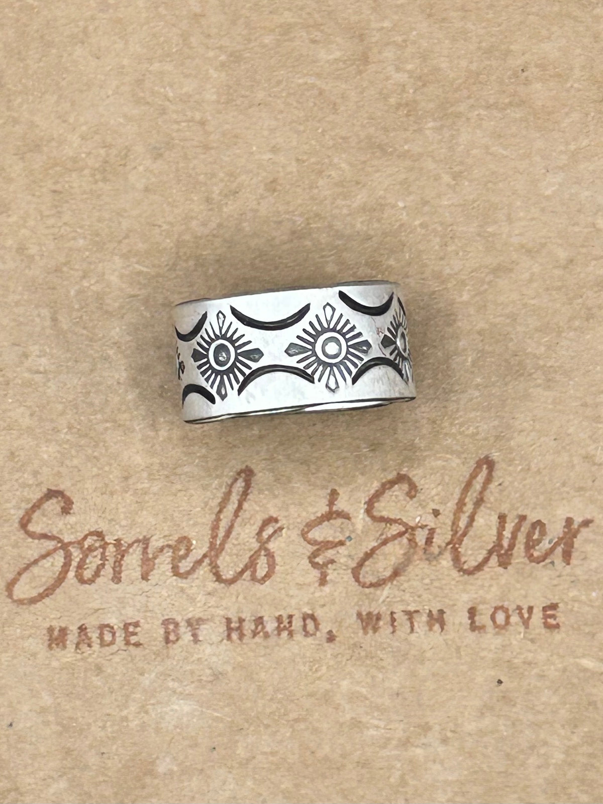 Satin Stamped Band
