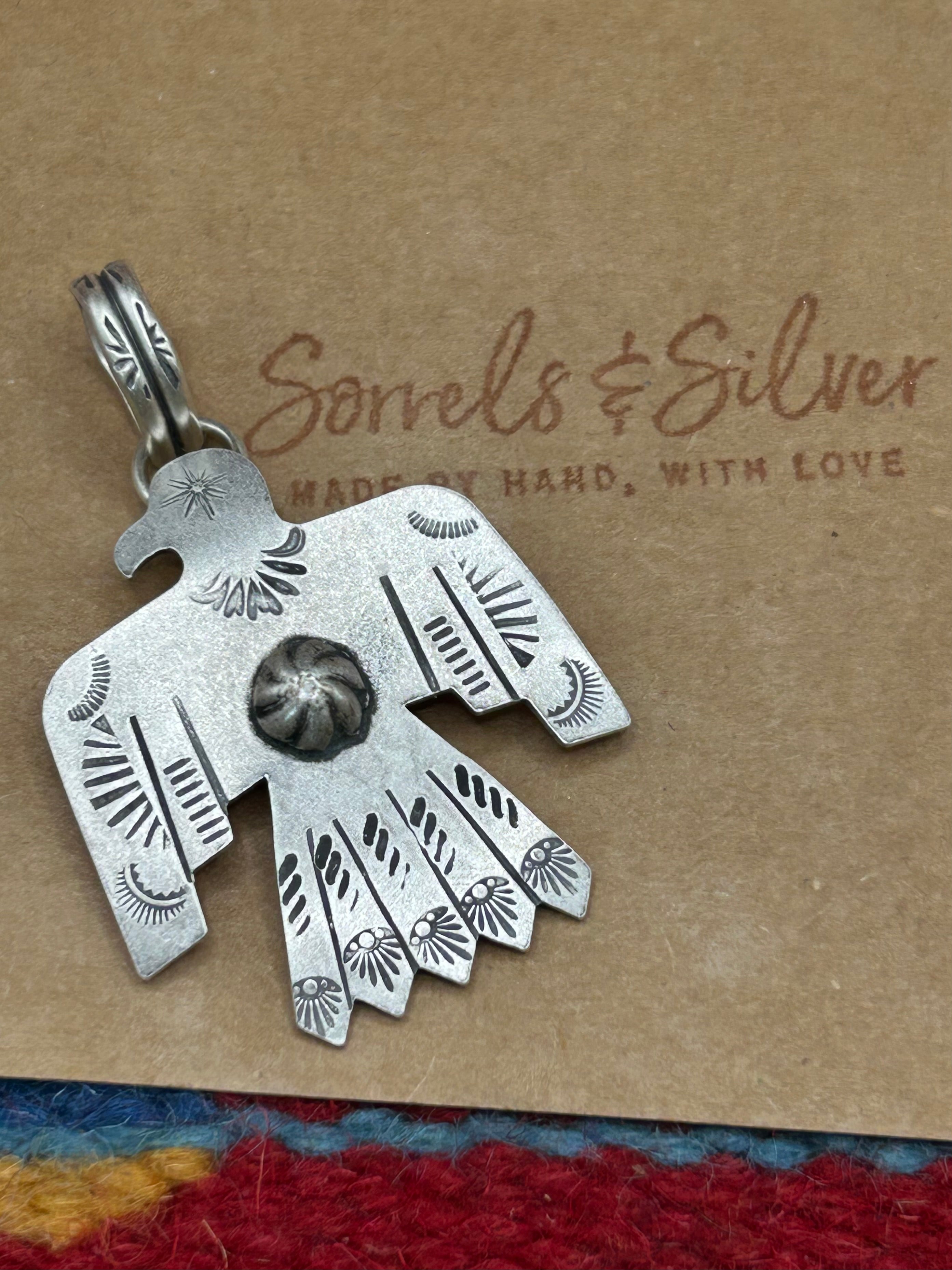 Satin Thunderbird Pendant