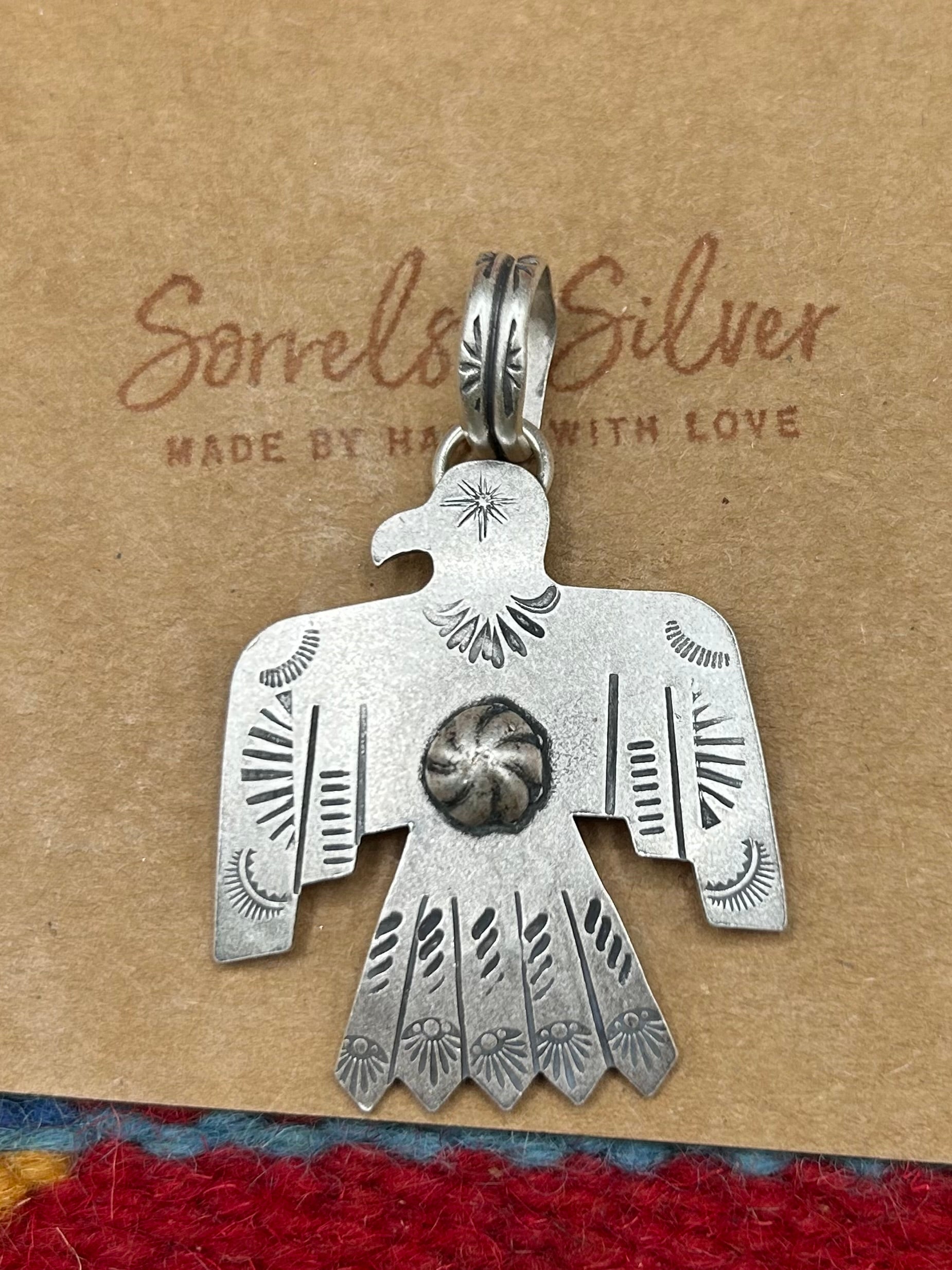 Satin Thunderbird Pendant