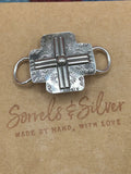 Mesa Cross Scarf Slide Shiny