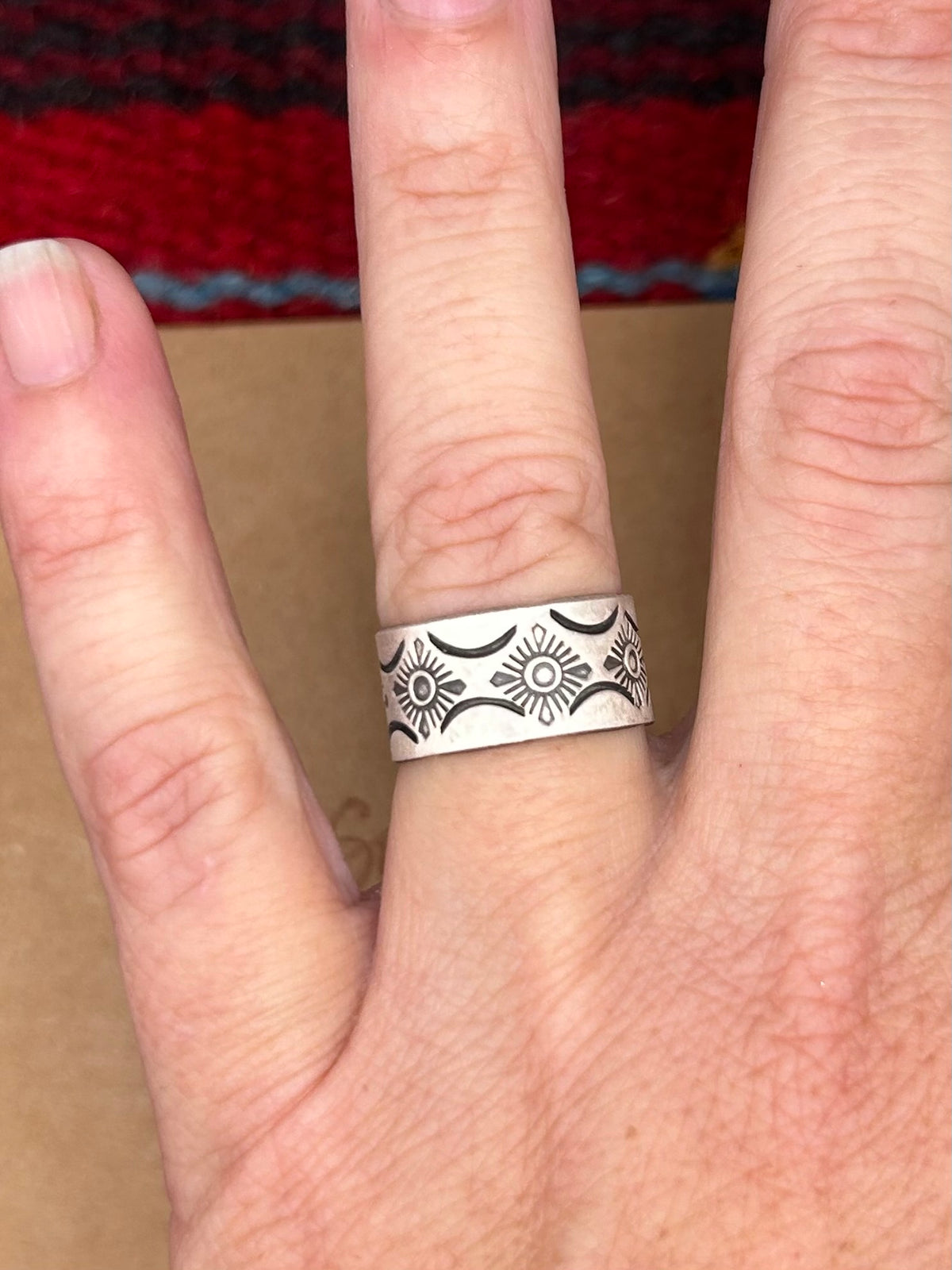 Satin Stamped Band