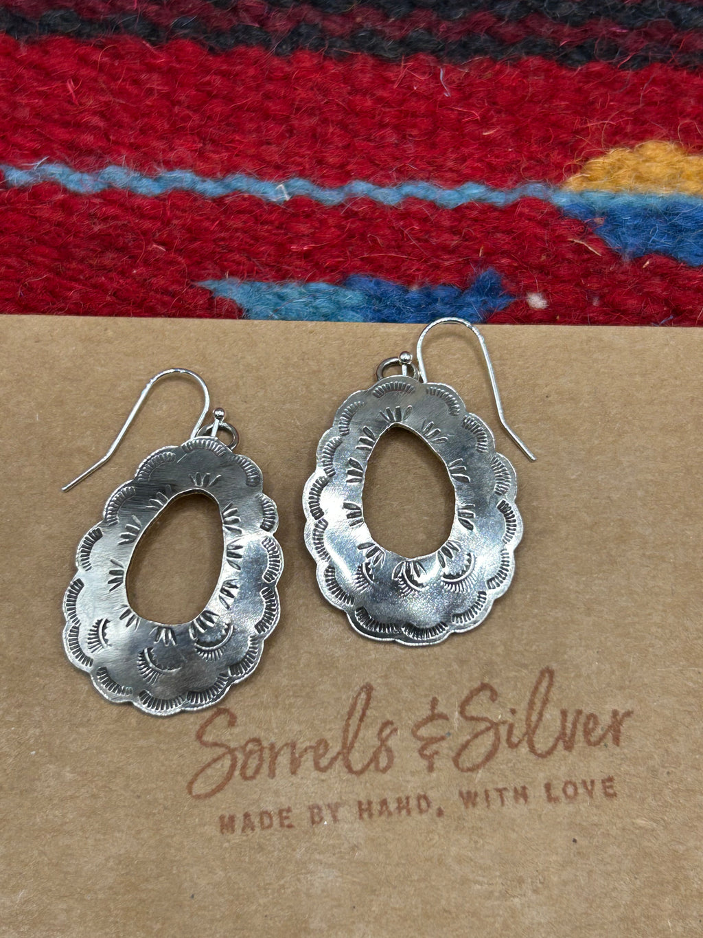 Orange Spiny Convertible Studs
