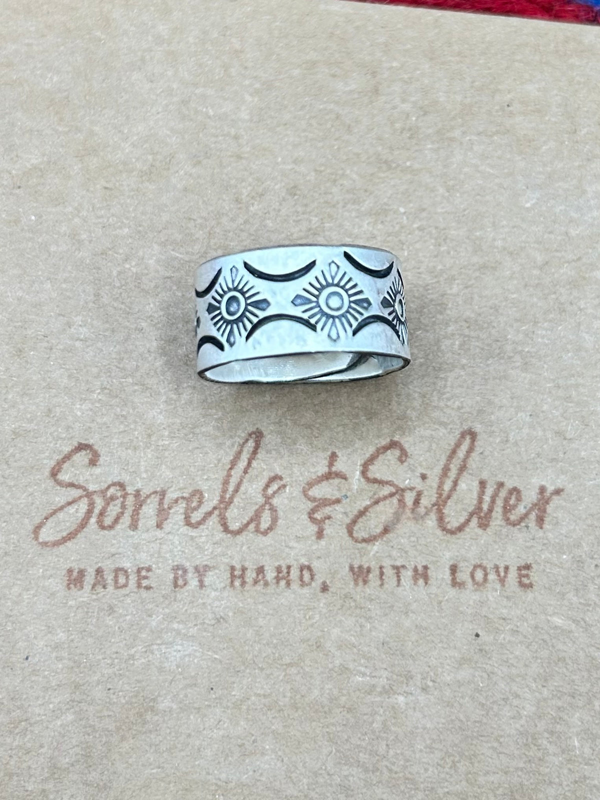 Satin Stamped Band