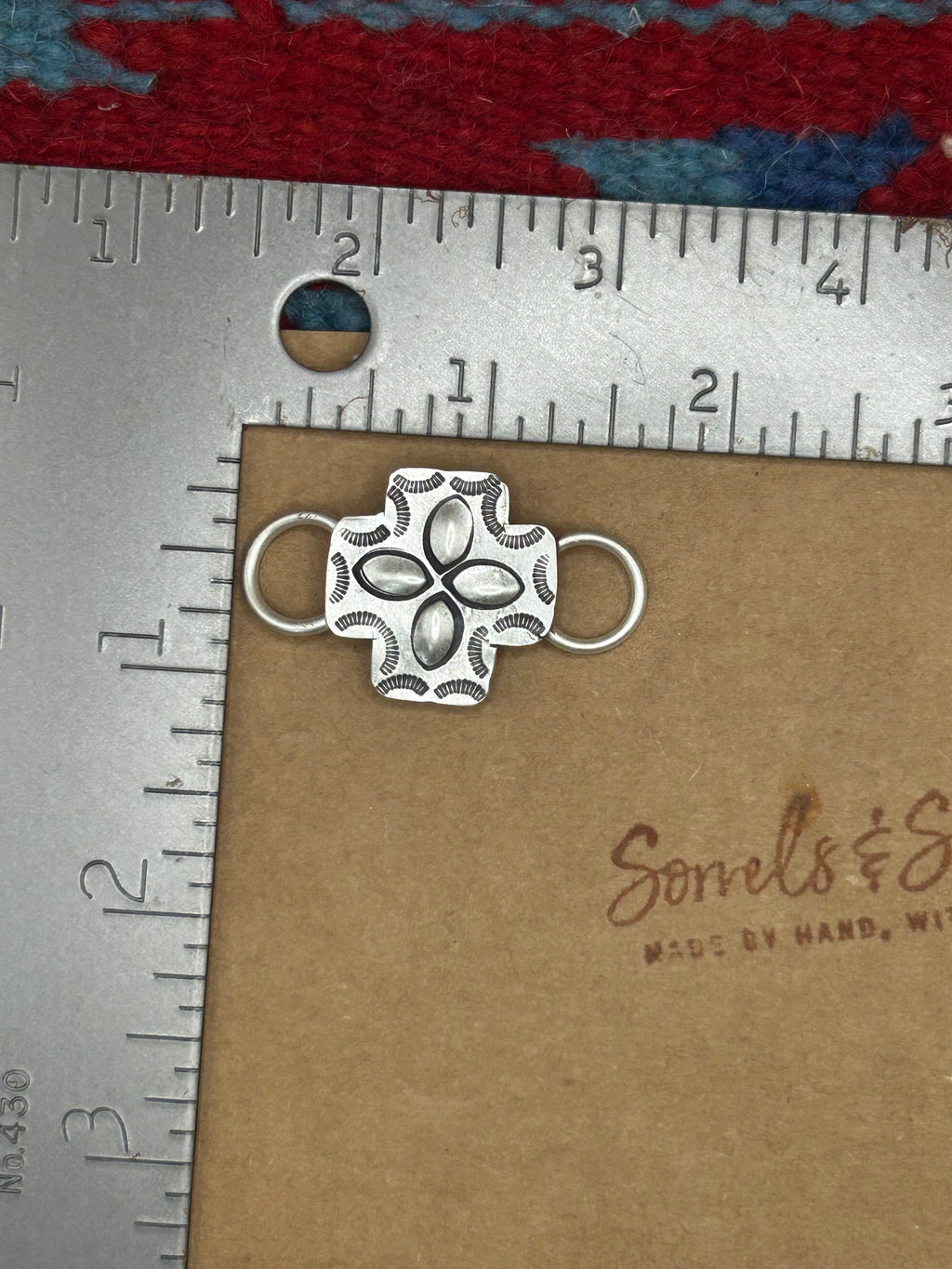 Small Cross Twilly Scarf Slide Satin